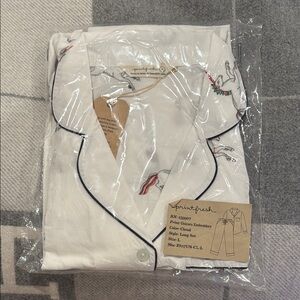 Printfresh Cloud Pajama Set with Unicorn Embroidery